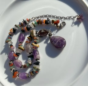 Vintage Amethyst Necklace