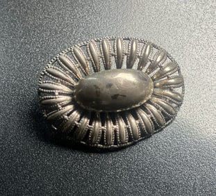 Vintage BEAU Silver Brooch