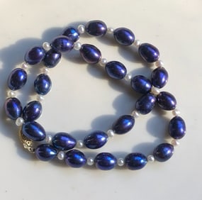 14K Gold Clasp Pearl Necklace