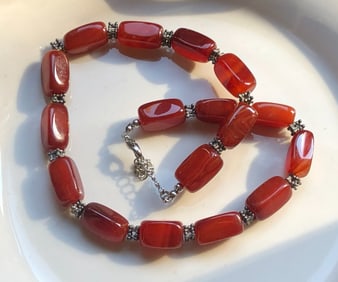 Vintage Carnelian Necklace