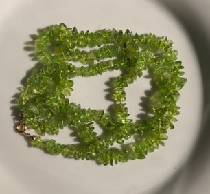Green Gemstone Necklace