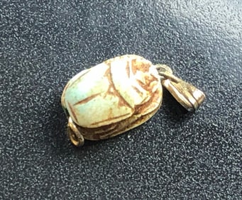 Antique Egypt Turquoise Pendant