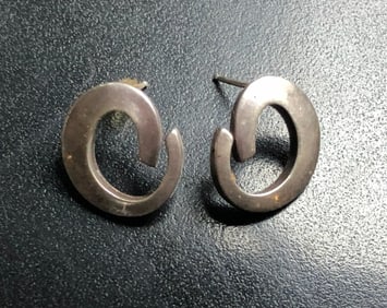 Pair of Silver Earrings