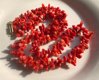 Vintage Coral Necklace