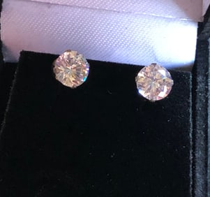 Pair of Silver Earrings