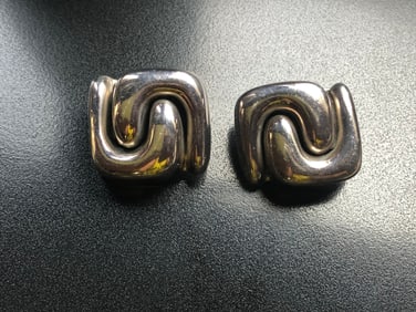 Pair of Silver Earrings