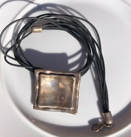 Vintage Silver Pendant Necklace