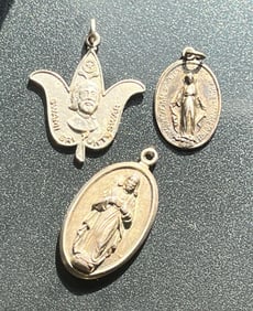 Group of Silver Pendants