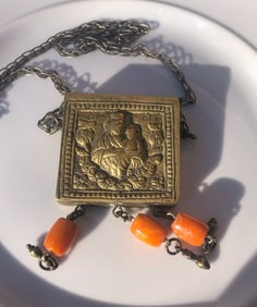 Antique Butter Scotch Amber Necklace
