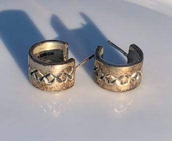 Pair of Silver Earrings