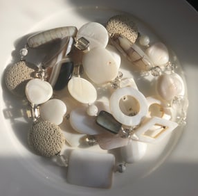 Vintage agagte Beads Necklace