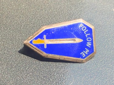 Vintage Silver Brooch Pin