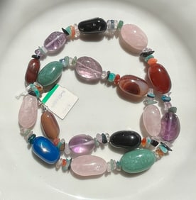 Vintage Stone Necklace