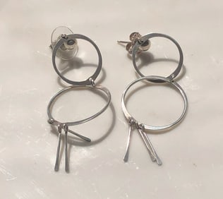 Pair of Silver Earrings
