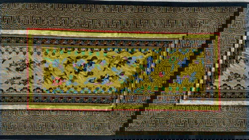 Vintage Embroidery Panel