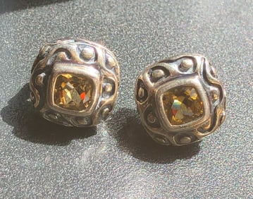 Pair of Silver Earrings