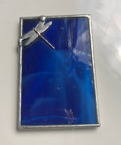 Vintage Enamel Mirror