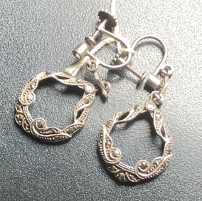 Pair of Silver Earrings