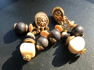 Pair of Bone Earrings