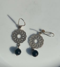 Pair of Silver Earrings
