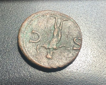 Antique Roman Bronze Coin