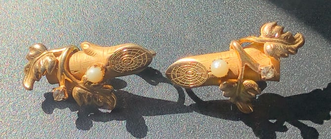 Pair of  Gold Filled Earrings