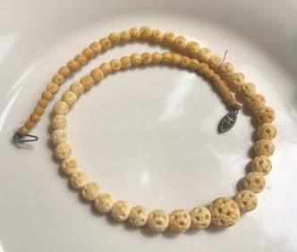 Antique Carved Necklace