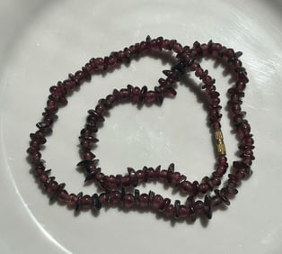 Vintage Garnet Necklace