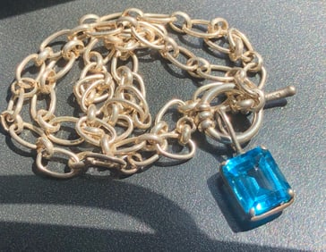 Silver ZIA Necklace with Pendant