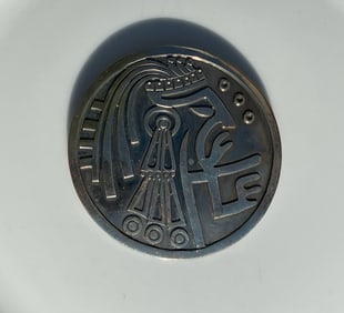 Vintage Silver Brooch Pin