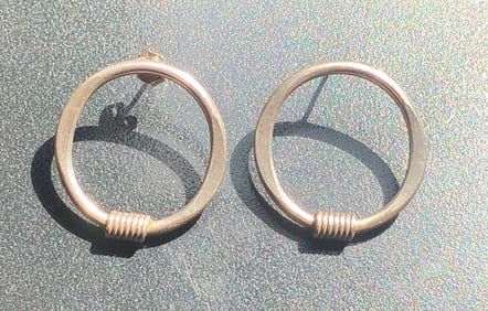 Pair of Silver Earrings