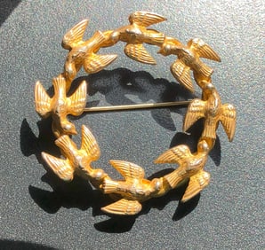 Vintage MMA Brooch Pin