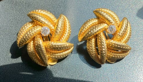 Pair of Gold Filled Earrings