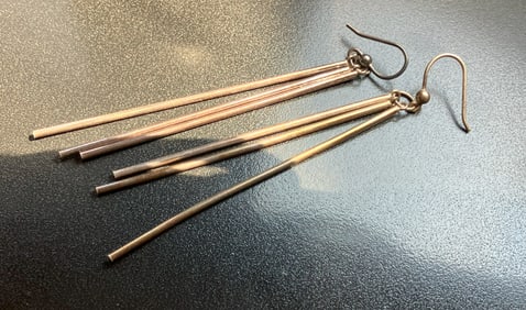 Pair of Silver Earrings