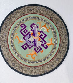 Vintage Embroidery Panel