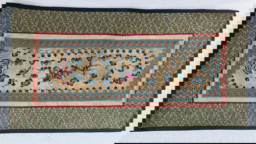 Vintage Embroidery Panel