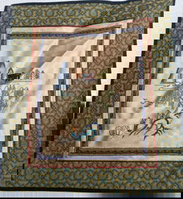 Vintage Embroidery Panel