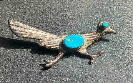 Vintage Silver Brooch Pin