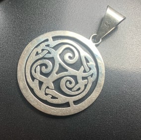 Celtic Silver Pendant