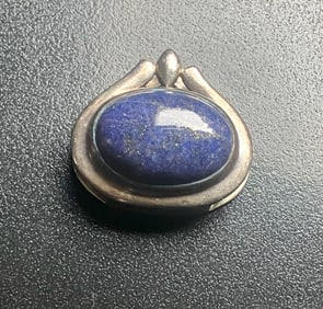 Lapis Lazuli Silver Pendant