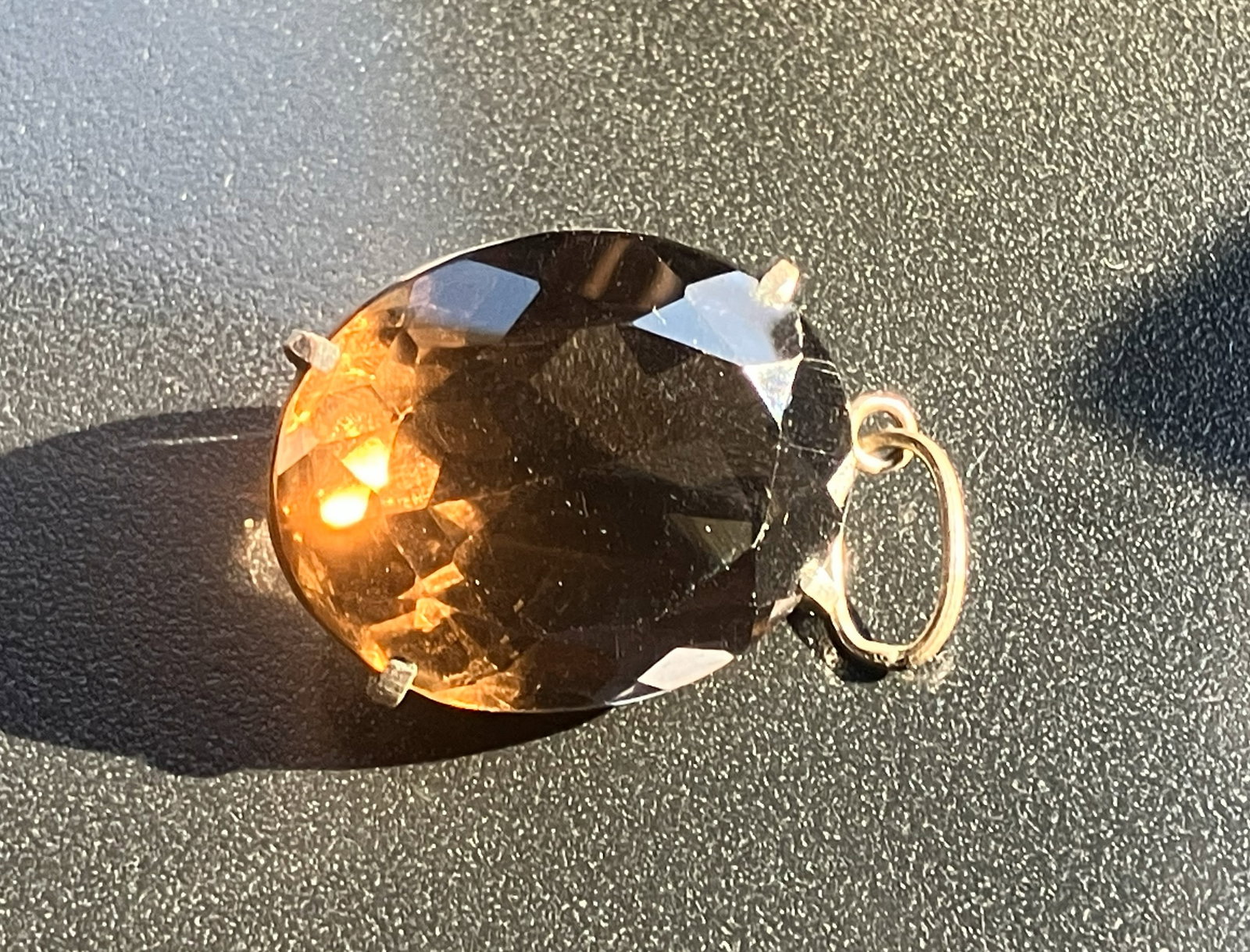 Smoky Quartz Pendant: Smoky Quartz Pendant, Size: 1"