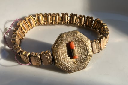 Antique Victoria Gold Filled Bracelet