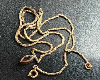 Antique Gold Filled Necklace