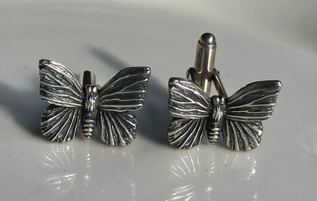 Pair of Butterfly Cufflinks