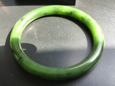 Vintage Green Jade Bracelet