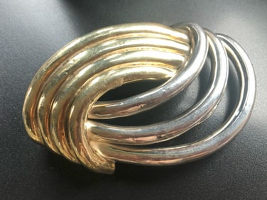 Vintage Silver Brooch Pin