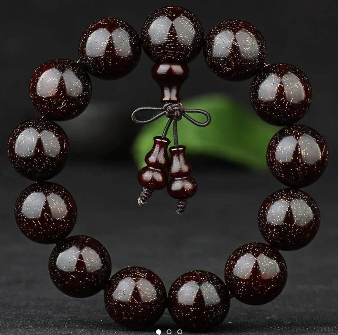 Vintage Zitan Bracelet, Size of each bead: 20mm: Vintage Zitan Bracelet, Size of each bead: 20mm