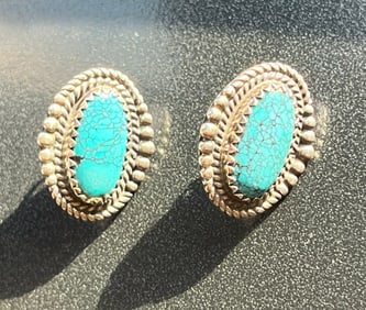 Pair of Silver Earrings