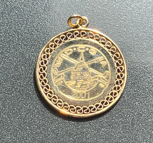 Vintage Gold Plated Pendant