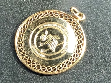 Vintage Gold Plated Pendant